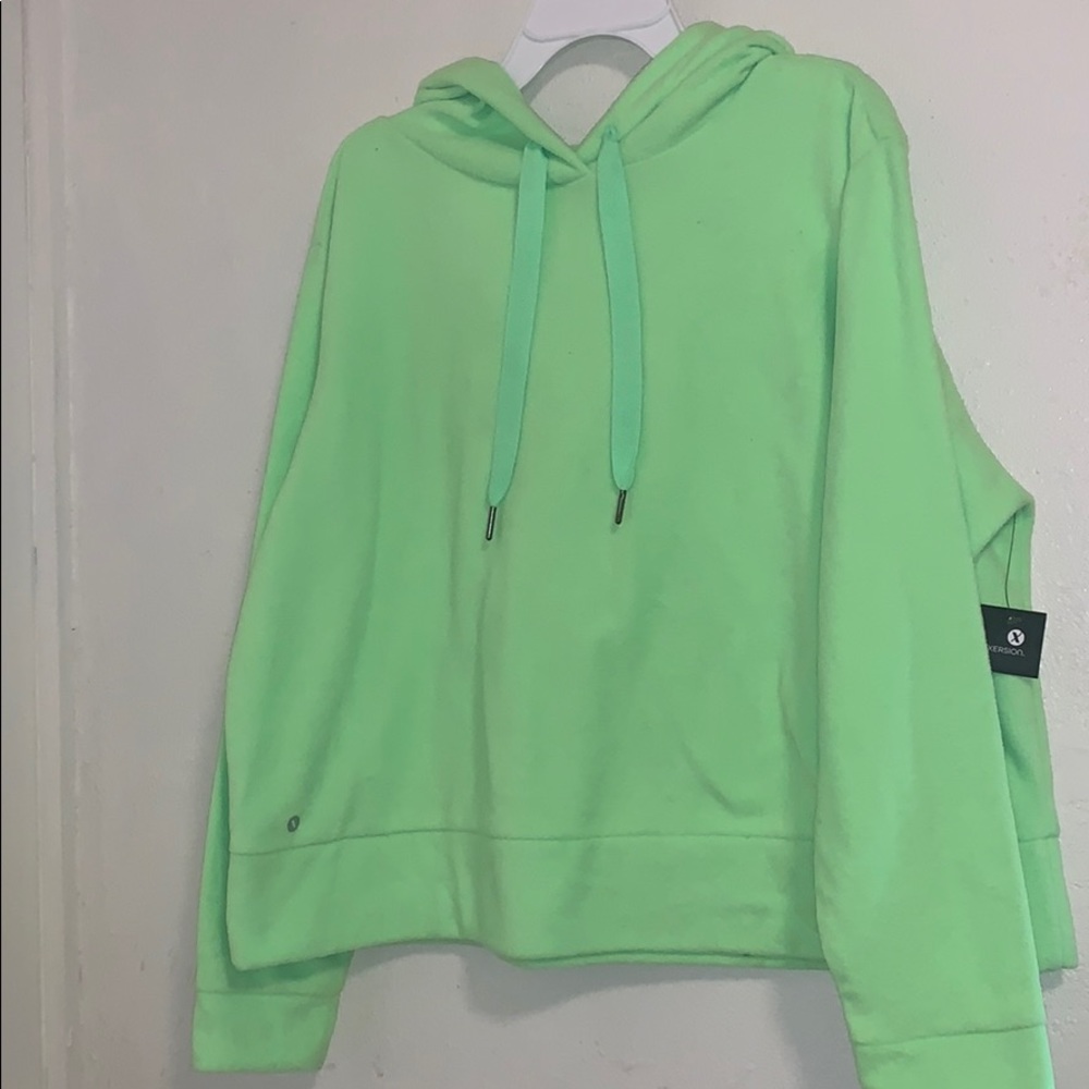 Lime green hoodie